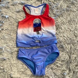 Patriotic popsicle tankini